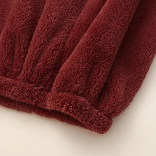 芬腾女士睡衣秋冬季珊瑚绒新款套装女款加绒加厚法兰绒保暖家居服 商品图3