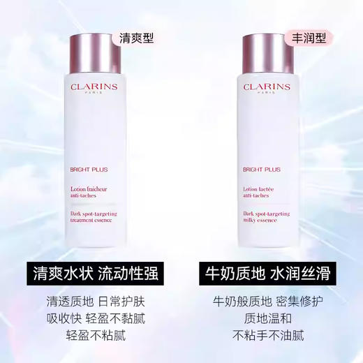 【全球购】Clarins美白牛奶爽肤水（滋润/清爽）200ml+娇韵诗美白淡斑乳液75ml+小瓷瓶精华50ml·香港直邮-x_bba 商品图3