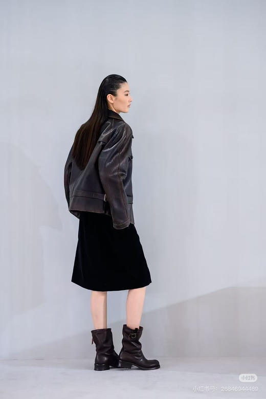 122-3 怕打 复古西部牛仔 皮带扣全皮长靴 筒围够宽 码数准 轻便舒适 商品图8