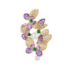 高级感镶嵌锆石彩贝国风元素蝴蝶胸针，轻奢精致礼物胸针配饰饰品LY-M-319 商品缩略图3