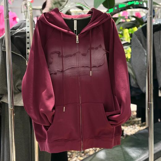 NC连帽加绒卫衣式拉链外套51030（紫）冬季154030200321 商品图0