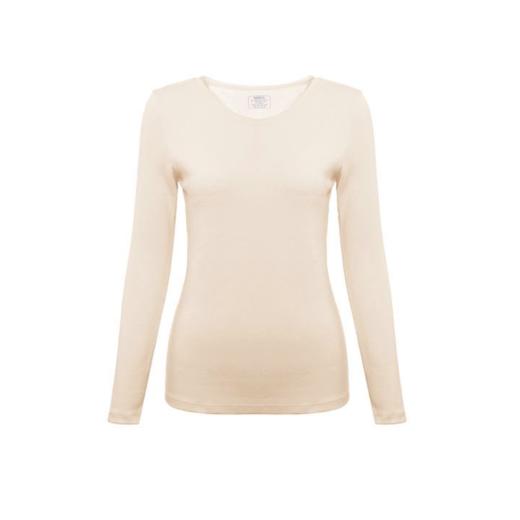 W2562-热笙羊绒奶皮装女士内衣套装 保暖内衣 商品图4