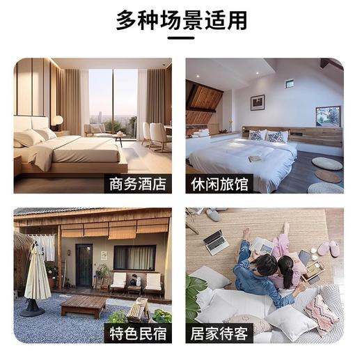 酒店宾馆一次性拖鞋厂家民宿无纺布拖鞋客人居家室内家用加厚批发 商品图3