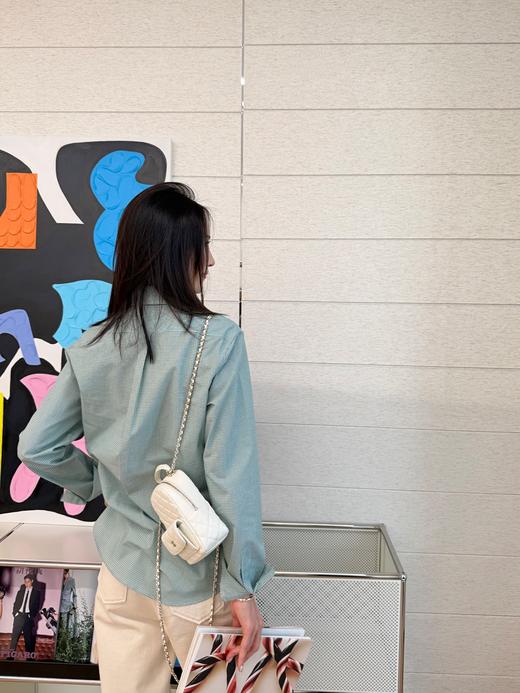 缪缪 新款 绿格纹衬衫(MM) 商品图5