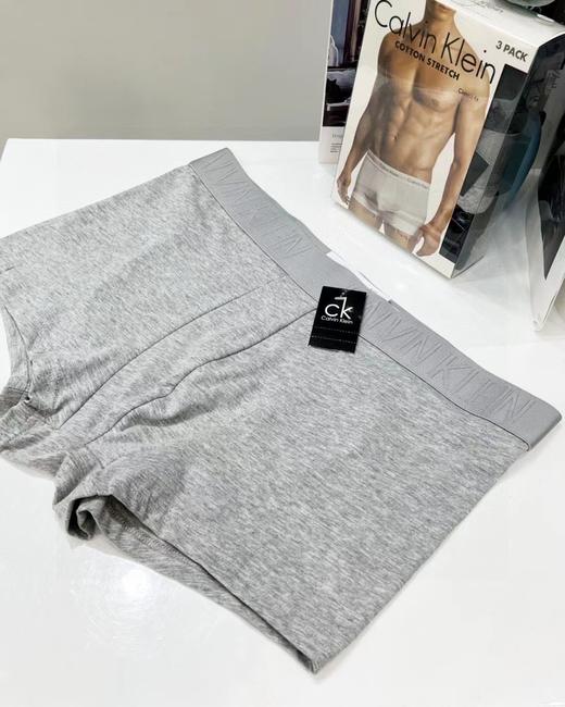 D120231一盒三条装2025新款立体提花腰边男士四角内裤 商品图13