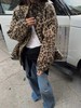 D120206复古街头感毛绒豹纹拉链外套男女同款 商品缩略图9