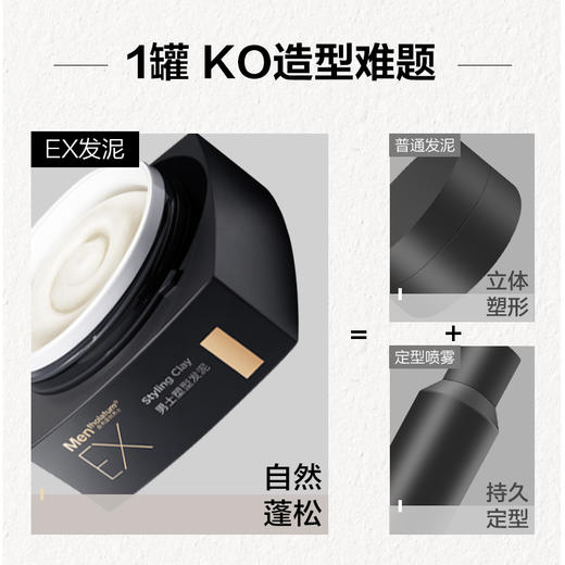 曼秀雷敦 男士塑型发泥40g 商品图2