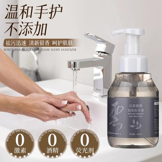 云畔白茶香氛泡沫洗手液酒店专用清洁家庭补充装商用大桶整箱批发 商品图1