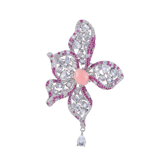 高级感胸针直播重工爆款，女士优雅大衣西服配饰个性花朵胸花别针LY-M-193 商品图3