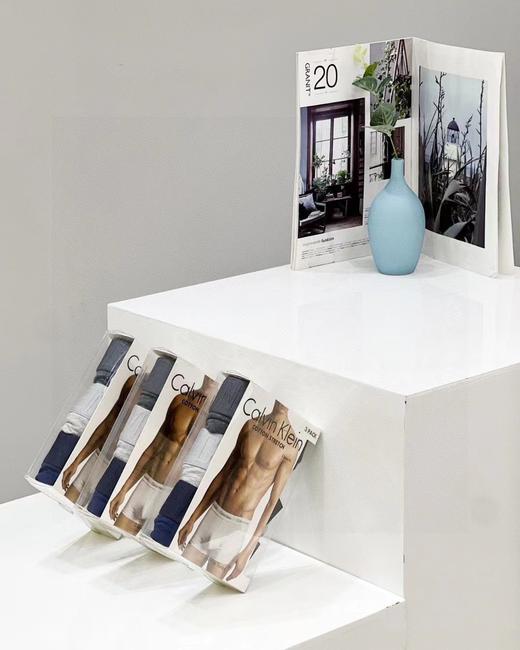 D120231一盒三条装2025新款立体提花腰边男士四角内裤 商品图5