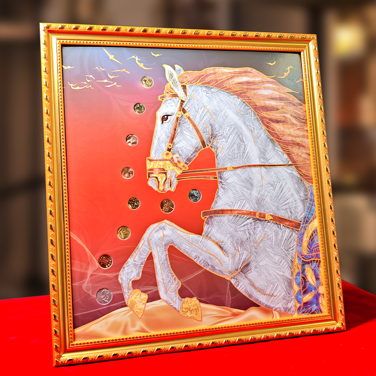 38.8秒！《马上暴富》10国硬币壁画！