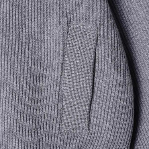 X022SDSA男士秋冬新款痞帅男装简约纯色立领毛衣羽绒服外套百搭时尚 商品图3