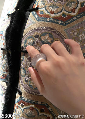 玻璃种扳指【5300511】圈口12.0~具体价格微信咨询