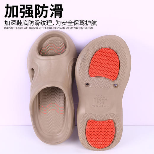 老年人防滑拖鞋女夏季家居室内软底臭浴室洗澡防摔孕妇用凉拖 商品图4
