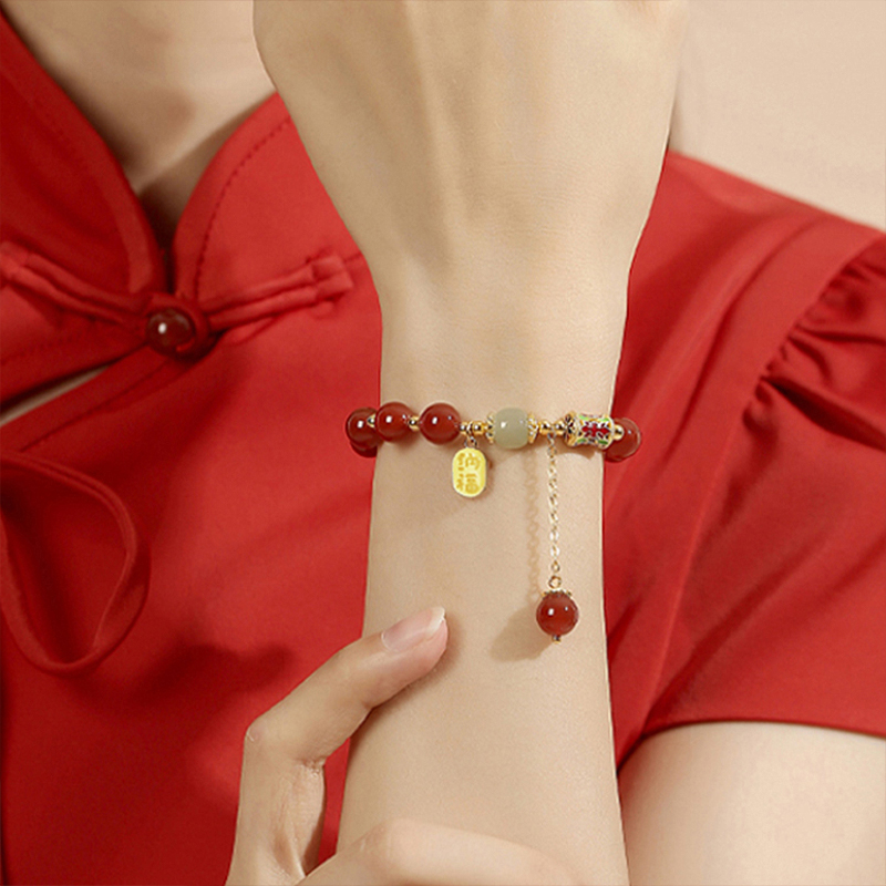 品牌直发 【金六福吉祥系列手串 】多款式可选 沙溢胡可夫妇代言 线下门店1500家 ZXT