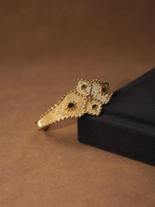 北京仓｜Diaperis Paris-ALTHEA-阿尔泰娅 金色 碧玺 开口 手镯［法国设计师］ 商品图2