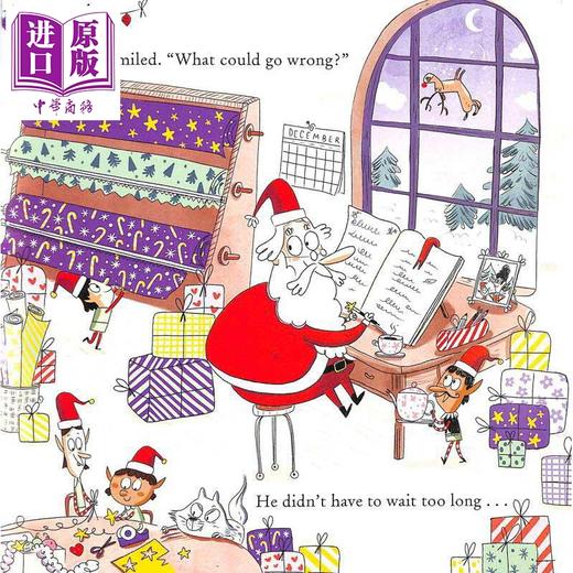 【中商原版】圣诞老人的新驯鹿 Santas New Reindeer 英文原版 圣诞节主题儿童绘本 图画故事书 亲子读物 进口童书 3-6岁 商品图1