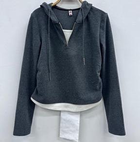 NC连帽假两件针织衫50905（灰）冬季954010800321 商品图0