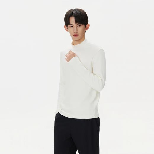 K隆 澳绒半高领刺绣长袖T恤可打底可外穿 Z-15739 商品图0