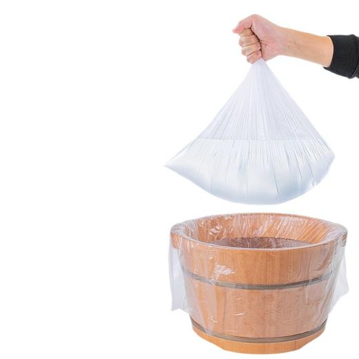 一次性泡脚袋加厚足浴袋子足疗足浴塑料袋洗脚盆木桶塑料袋高桶膜 商品图4