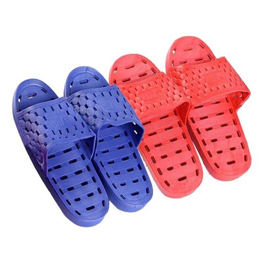 浴室拖鞋酒店宾馆防滑洗澡拖鞋镂空漏水软底拖鞋塑料拖鞋厂家批发 商品图4