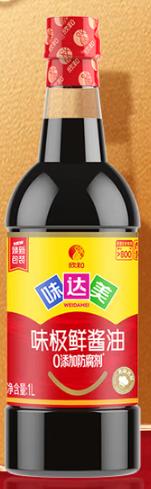 味达美味极鲜酱油1L*6桶 商品图0