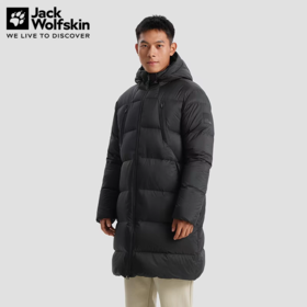 【云粉节】【6折】6楼JACKWOLFSKIN狼爪男款650蓬鹅绒长款羽绒服A60168A-6502吊牌价3499折后2099