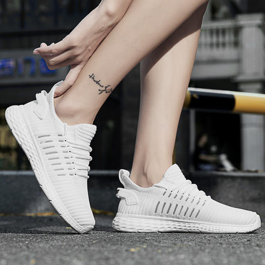 【轻盈透气  舒适耐磨】顺驰飞织超轻透气镂空男女休闲鞋 舒适脚感 高弹减震 清爽舒适透气 优选 商品图8