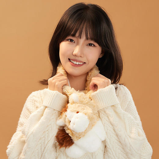 【故宫围巾】福气小马围巾女生冬可爱文创新年本命年保暖学生围脖 商品图3