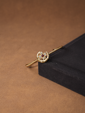 北京仓｜Diaperis Paris-HINA-月亮女神 红色 碧玺 开口 手镯［法国设计师］