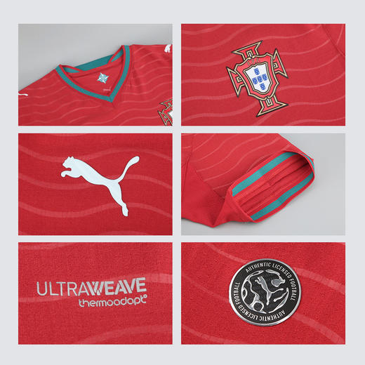 小李子PUMA彪马2026世界杯葡萄牙主场球员版短袖球衣男783276 01 商品图3