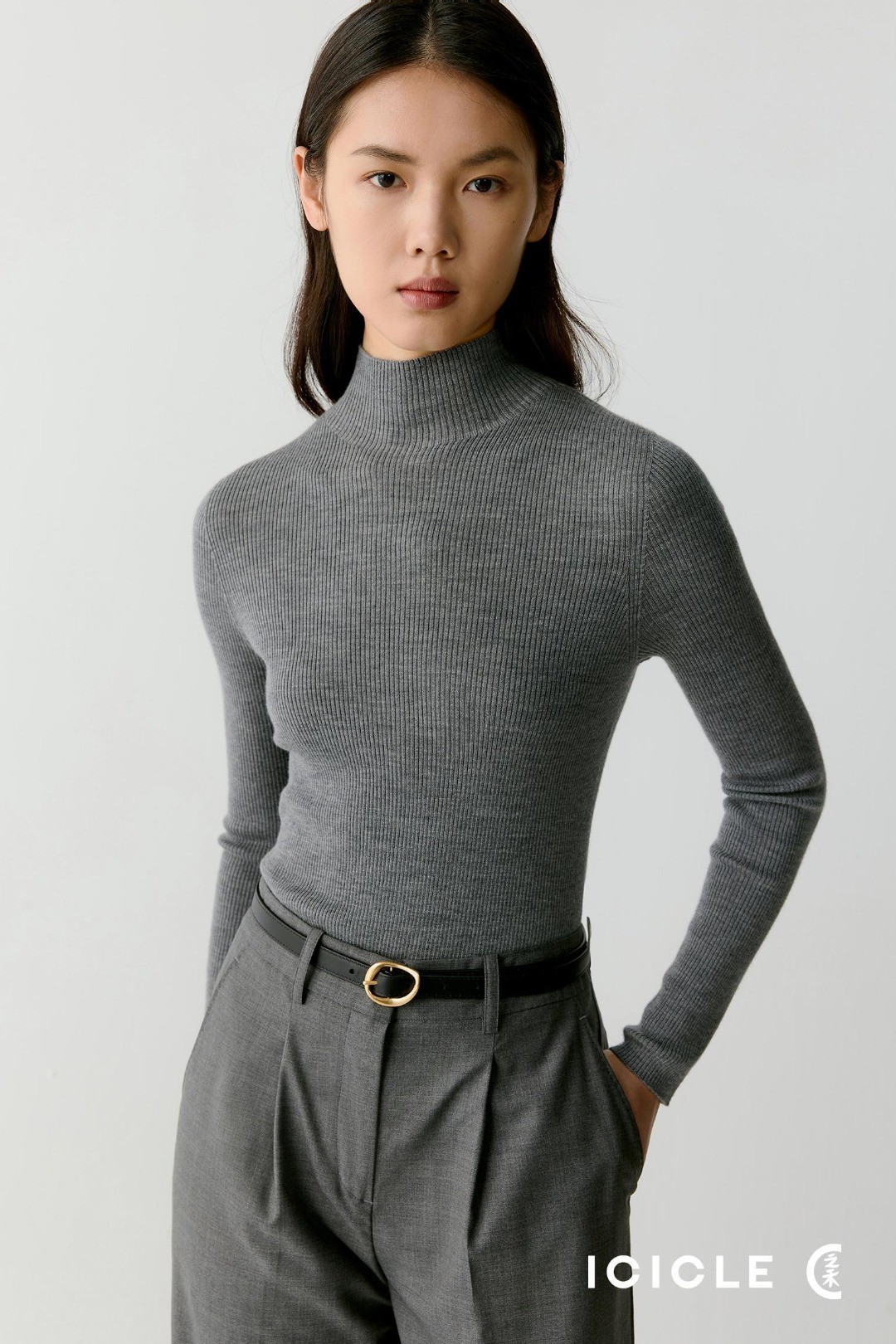 ICICL*E小禾家无缝一体针织羊毛衫