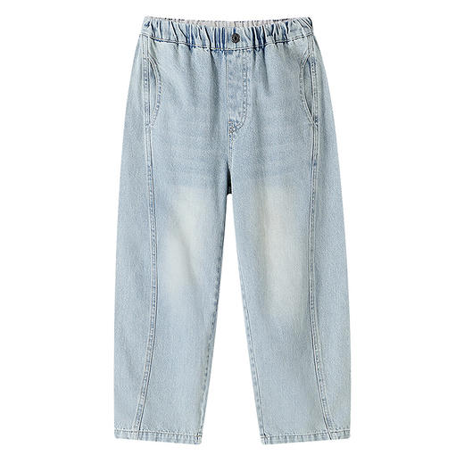 男童全腰牛仔单裤春季新款安奈儿童装EB616546 商品图6