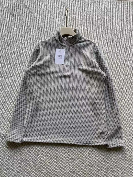 D120233秋冬户外休闲衣百搭男士SOTSOT高领水波纹半拉链卫衣 商品图4