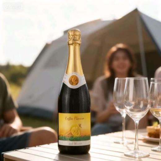 ❗0酒精也能开香槟🍾仪式感拉满~只管开心永不醉！【碧安迪咖啡无醇气泡葡萄“酒”】0度的微醺浪漫，快乐到冒泡🎉 商品图3