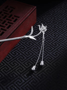 子佩集S990银【芝兰玉树】发簪【V365】纯银2412