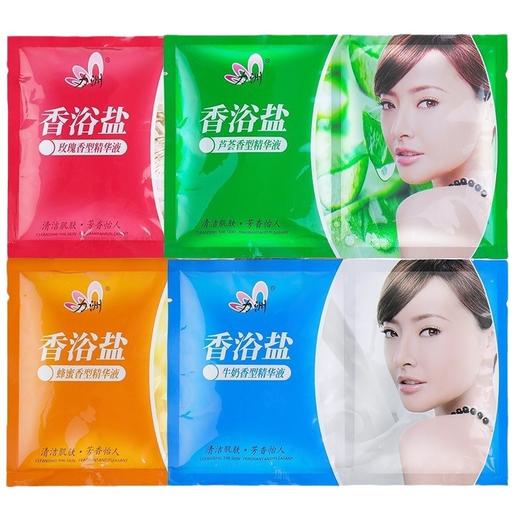 奶疗二合一袋装澡堂浴场专用搓澡背洗浴推奶全身按摩spa芦荟浴盐 商品图4