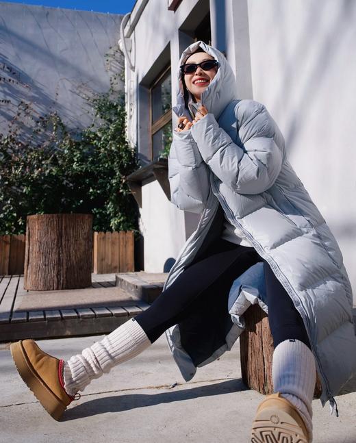 男女同款代工厂进出专柜大爆款凯乐石惠斯勒长款鹅绒服 商品图2