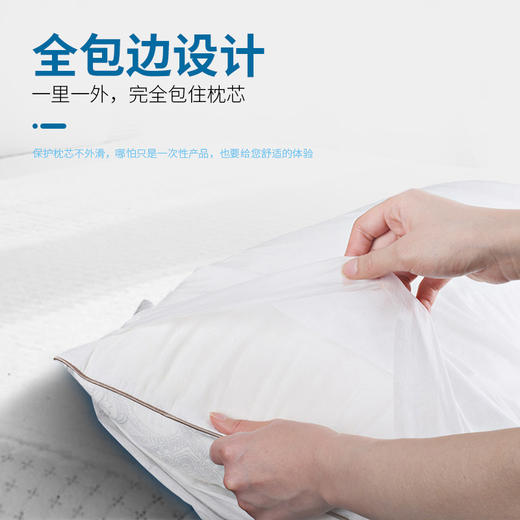 一次性加厚枕套美容院无纺布隔脏透气旅行酒店宾馆枕套枕巾 商品图1