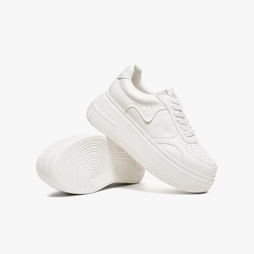 【云粉节】BF楼百思图2026春季新款厚底增高小白鞋板鞋女运动休闲鞋UCG07AM6吊牌价899.现价499 商品图3