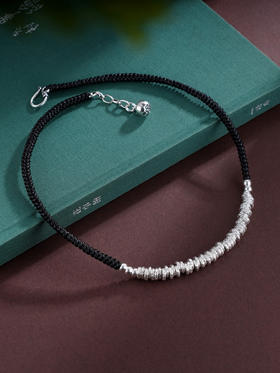 子佩集S925银【绽放之力】项链【TSN0002】纯银钱串原创2腰缠万贯盘缠盘缠2412