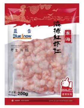 【BF】蓝雪东海海捕红虾仁/200g（袋）