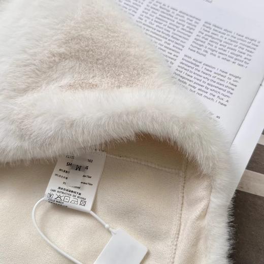 D120224冬季新款奶里奶气很好rua仿貂毛环保皮草毛毛外套 商品图14