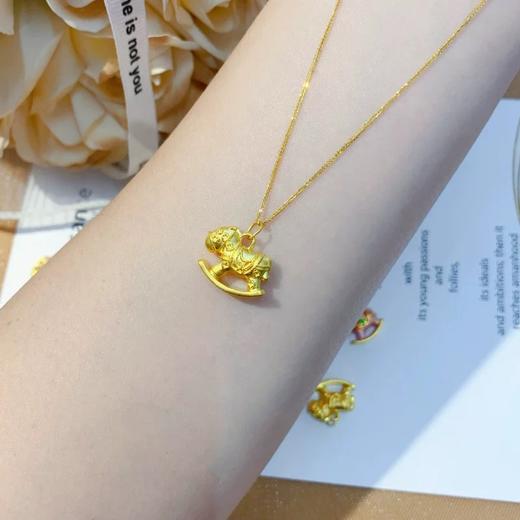 2楼老凤祥足金999小马挂件原价618元 秒杀价508元（配珠金珠另算） 商品图4