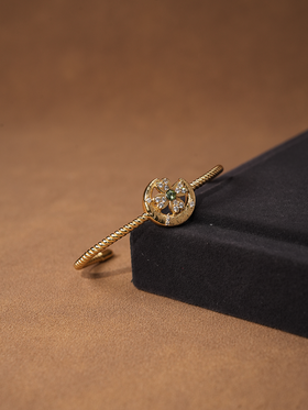 北京仓｜Diaperis Paris-HINA-月亮女神 绿色 碧玺 开口 手镯［法国设计师］