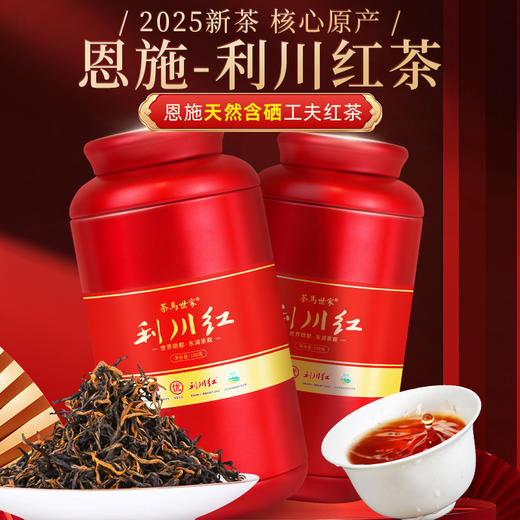 恩施利川红功夫红茶特级浓香型高山硒茶200g双罐 CM 商品图0
