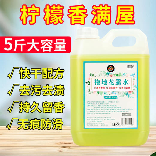大桶地板清洁剂去污除垢地板清洁液瓷砖增亮地板清洗剂花露水批发 商品图1