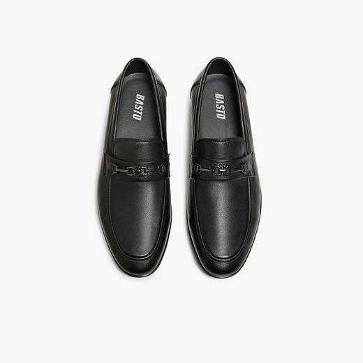 【云粉节】BF楼百思图2026春季新款乐福鞋简约商务男休闲皮鞋13657AM6吊牌价899，现价499 商品图2