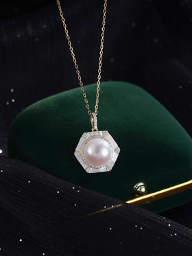 子佩集S925银珍珠吊坠【XXDZ037】纯银珍珠镀金(不含链)2412