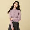 【12/03新品】熙世界萬搭仿羊绒打底衫T恤女2025年秋冬新款内搭保暖半高领上衣 商品缩略图3